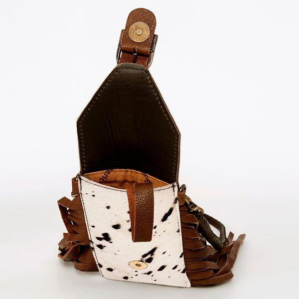 ADBGA243 American Darling Hair-On Cowhide Cell Phone Holder Genuine Leather