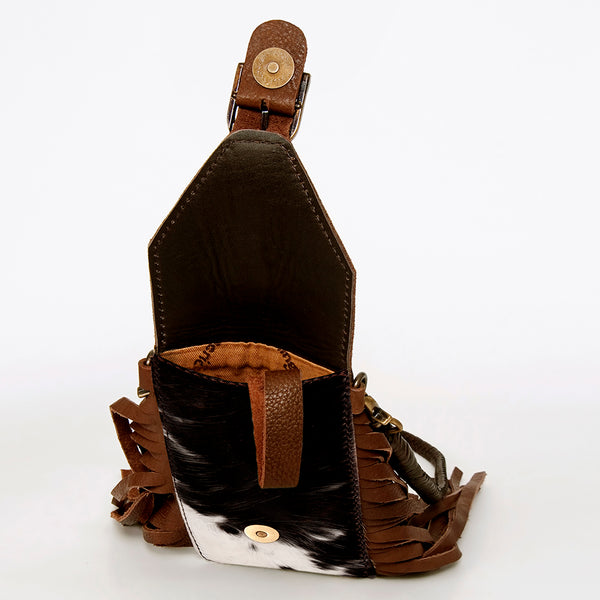 ADBGA243 American Darling Hair-On Cowhide Cell Phone Holder Genuine Leather