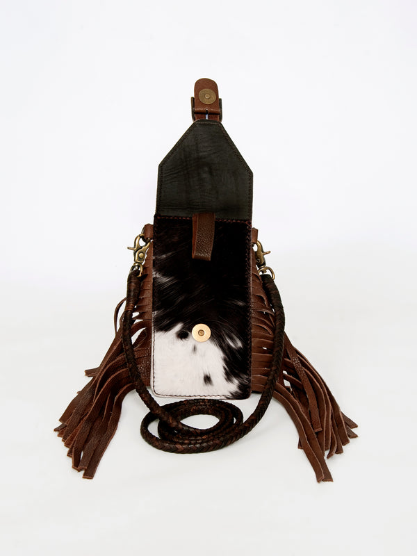 ADBGA243 American Darling Hair-On Cowhide Cell Phone Holder Genuine Leather