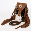 ADBGA243 American Darling Hair-On Cowhide Cell Phone Holder Genuine Leather