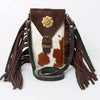 ADBGA243 American Darling Hair-On Cowhide Cell Phone Holder Genuine Leather