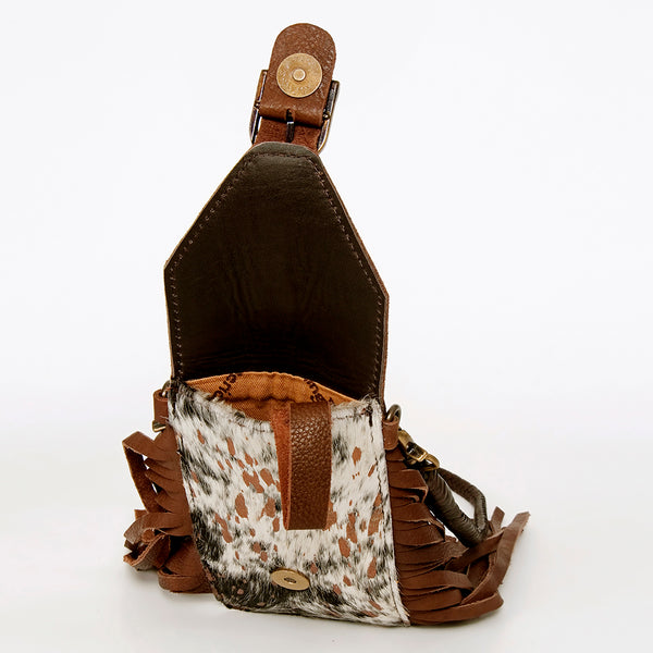 ADBGA243 American Darling Hair-On Cowhide Cell Phone Holder Genuine Leather