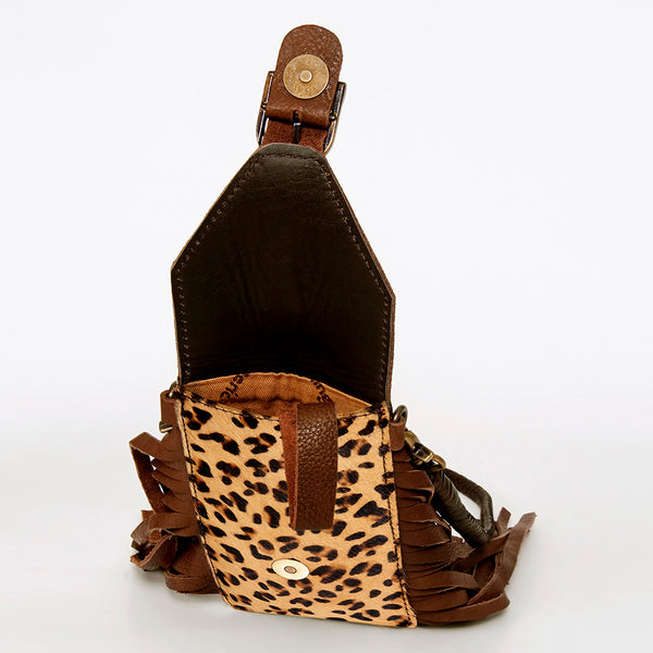 ADBGA243 American Darling Hair-On Cowhide Cell Phone Holder Genuine Leather