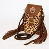 ADBGA243 American Darling Hair-On Cowhide Cell Phone Holder Genuine Leather