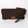 ADBG344 American Darling Hand Tooled Leather WristletBag