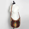 ADBG699 American Darling Handcrafted Hand Tooled Leather and Saddle Blanket Crossbody Bag