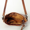 ADBG699 American Darling Handcrafted Hand Tooled Leather and Saddle Blanket Crossbody Bag