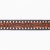 BER193-Hand Carved Western Leather Belt