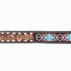 BER221-Hand Tooled Western leather Belt