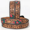 BER236-Hand Carved Western Leather Belt