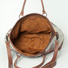 ADBG833 American Darling Western Tote Bag with Hand Woven Saddle Blanket and Premium Leather