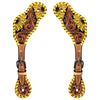 BER255-Western American Leather Spur Strap