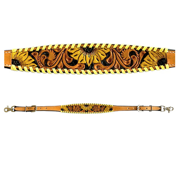 BER255-Western Leather Wither Straps