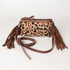 ADBGS142 Mini Crossbody - Hair-On Leather Fringe Bag with Removable Strap