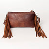 ADBGS142 Mini Crossbody - Hair-On Leather Fringe Bag with Removable Strap