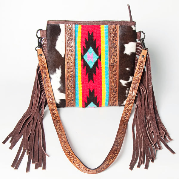 LC-ADBGZ599 Large Crossbody Saddle Blanket Genuine Western Leather Women Bag