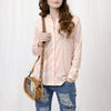 ADBGZ602 Clear Bag Tooled Leather Crossbody Bag - Stadium Approved Western Purse