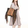 LC-ADBGZ605 Tote Hand Tooled Genuine Western Leather Women Bag