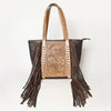 LC-ADBGZ605 Tote Hand Tooled Genuine Western Leather Women Bag
