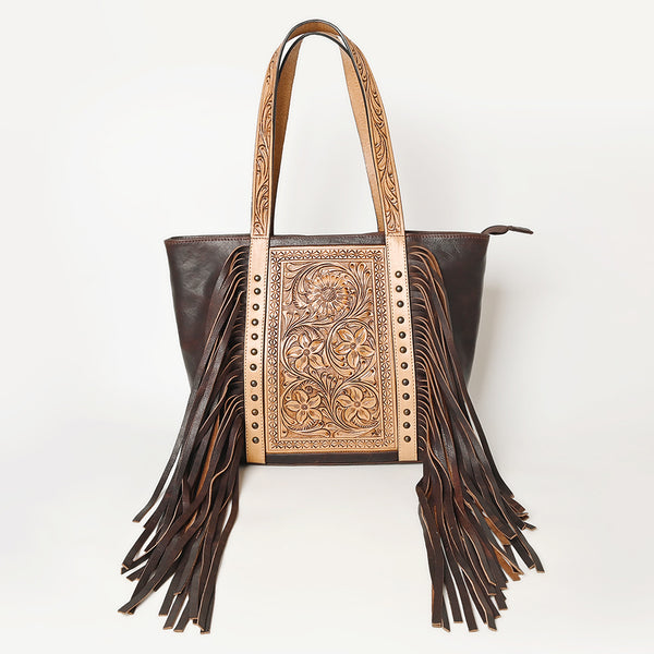 LC-ADBGZ605 Tote Hand Tooled Genuine Western Leather Women Bag