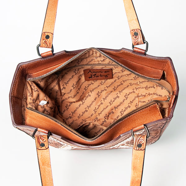 LC-ADBGZ609 Tote Genuine Western Leather Women Bag