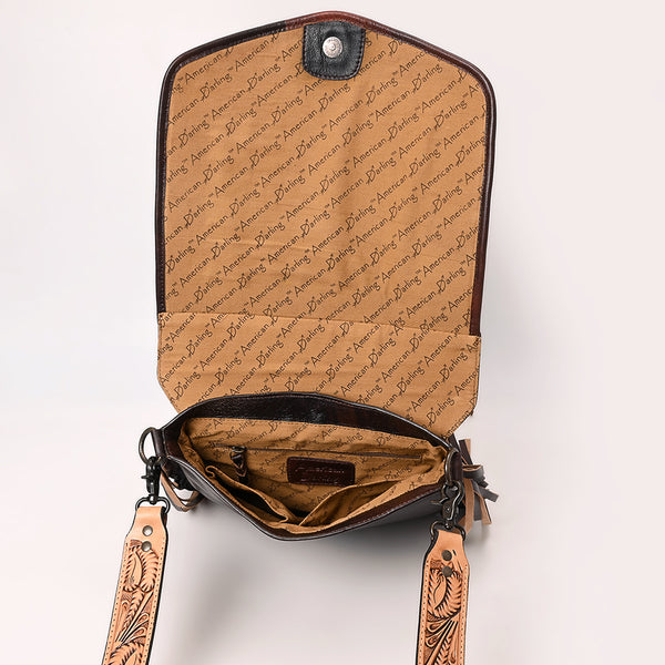 LC-ADBGZ612Messenger Genuine Western Leather Women Bag