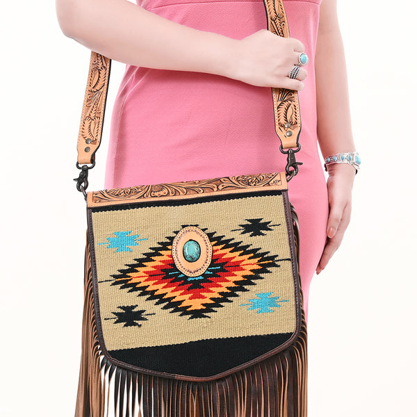 LC-ADBGZ612Messenger Genuine Western Leather Women Bag