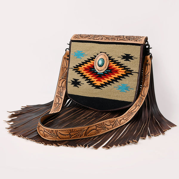 LC-ADBGZ612Messenger Genuine Western Leather Women Bag
