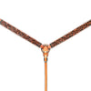 BER256-Western Leather Breast Collar