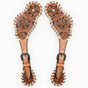 BER256-Western American Leather Spur Strap