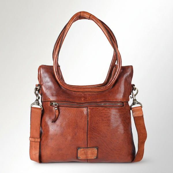 SWC178 Bronzaro - Leather Studded Tote Bag