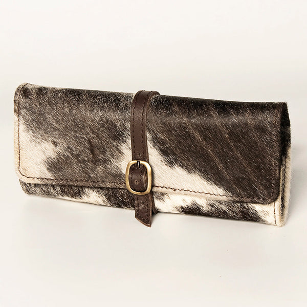 ADBGA245 American Darling Hair-On Cowhide Jewelry Case Vegetable-Tanned Genuine Leather