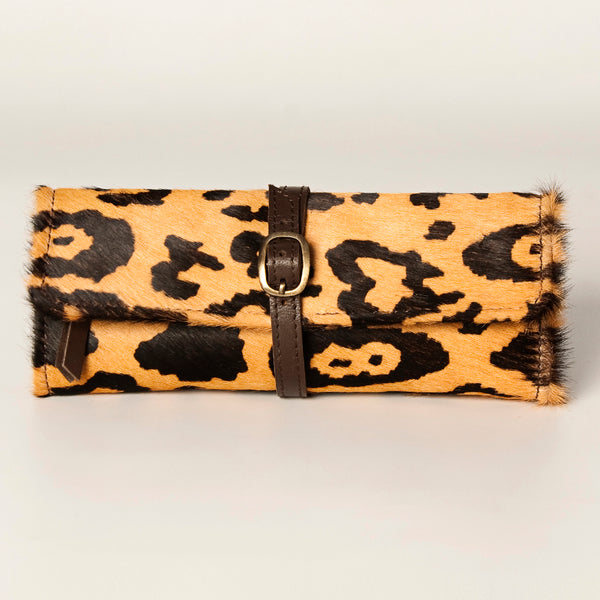 ADBGA245 American Darling Hair-On Cowhide Jewelry Case Vegetable-Tanned Genuine Leather