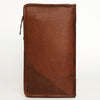 ADBGA246 American Darling Hair-On Cowhide Jewelry Case Hand Tooled Genuine Leather