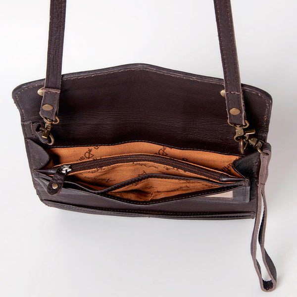 ADBGA247 American Darling Hand Tooled Genuine Leather Small Cross body Bag with Leather Strap