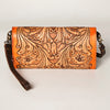 ADBGA247 American Darling Hand Tooled Genuine Leather Small Cross body Bag with Leather Strap