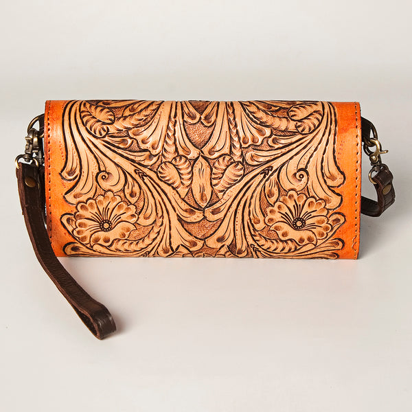 ADBGA247 American Darling Hand Tooled Genuine Leather Small Cross body Bag with Leather Strap