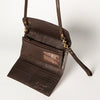 ADBGA247 American Darling Hand Tooled Genuine Leather Small Cross body Bag with Leather Strap