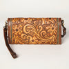 ADBGA247 American Darling Hand Tooled Genuine Leather Small Cross body Bag with Leather Strap