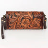ADBGA247 American Darling Hand Tooled Genuine Leather Small Cross body Bag with Leather Strap
