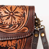 ADBGA247 American Darling Hand Tooled Genuine Leather Small Cross body Bag with Leather Strap