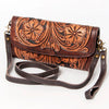 ADBGA247 American Darling Hand Tooled Genuine Leather Small Cross body Bag with Leather Strap