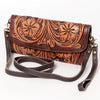 ADBGA247 American Darling Hand Tooled Genuine Leather Small Cross body Bag with Leather Strap