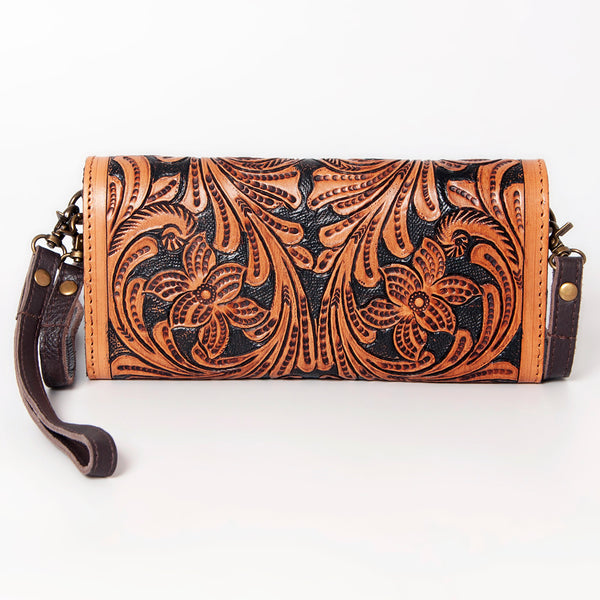 ADBGA247 American Darling Hand Tooled Genuine Leather Small Cross body Bag with Leather Strap