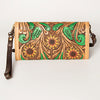 ADBGA247 American Darling Hand Tooled Genuine Leather Small Cross body Bag with Leather Strap