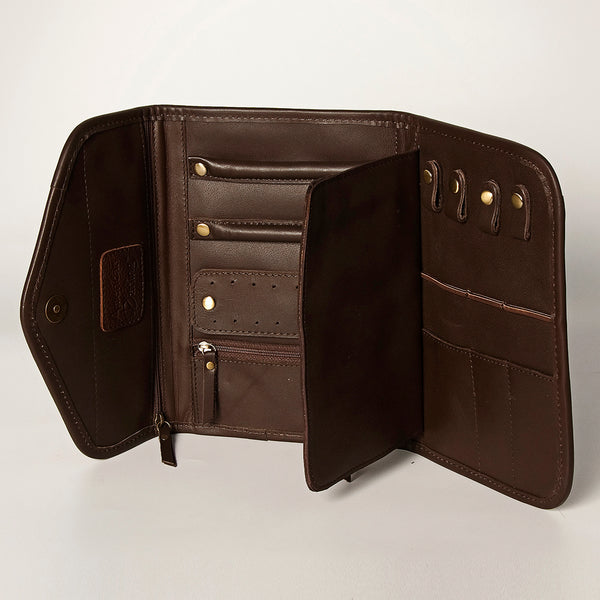 ADBGA250 American Darling Cowhide Leather Jewelry Case Western Storage
