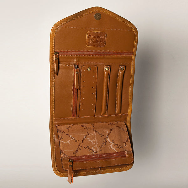 ADBGA250 American Darling Cowhide Leather Jewelry Case Western Storage