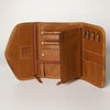 ADBGA250 American Darling Hand Tooled Genuine Leather Jewelry Case Floral Carved
