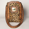 ADBGA251 American Darling Hair-On Cowhide Large Cross body Bag Hand Tooled Leather