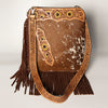 ADBGA252 American Darling Hair-On Cowhide Chaps Bag Hand Tooled Genuine Leather